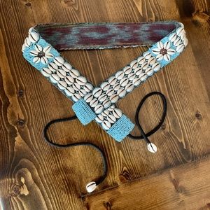African Beaded Shell Belt